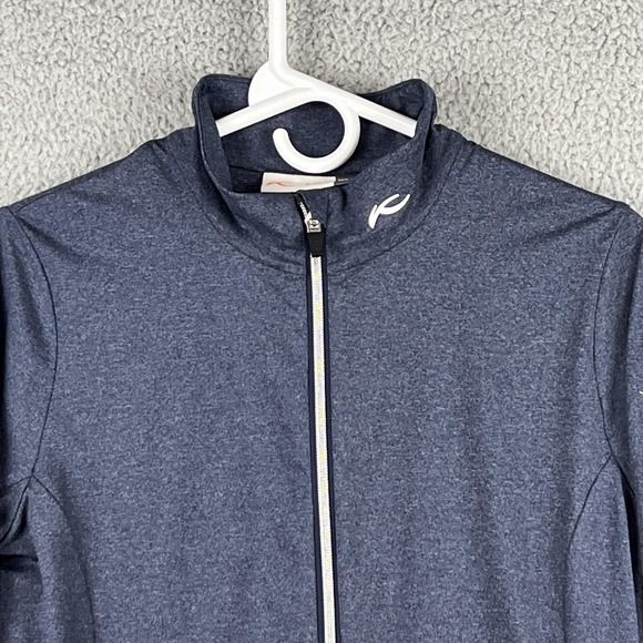 KJUS Mathilda Jacket Womens 40 Blue Full Zip Stretch UPF 50+ Golf Performance - Picture 2 of 12